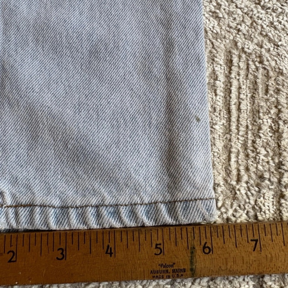 Vintage Levi’s 512 Student Fit Jeans 26x28 Made in USA Light Wash 100% Cotton - Picture 5 of 11
